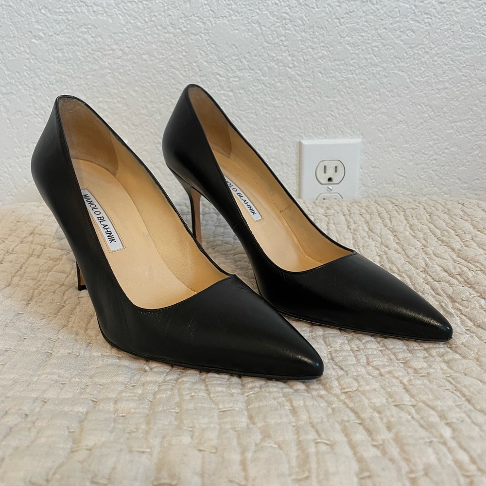 Manolo Blahnik Stiletto Pumpe | Black | 40
